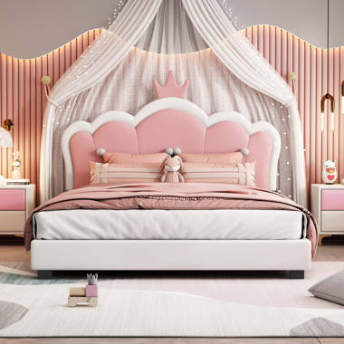 Princess bed shop with storage